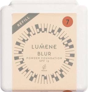 Lumene Blur Longwear Powder Foundation SPF 15 Refill nyans 7 produkt bild