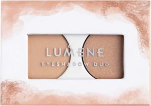 Lumene Bright Eyes Eyeshadow Duo 1 Weightless Beige 3,2 g produkt bild