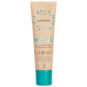 Lumene Matte Oil-Control Foundation SPF20 1.5 Fair 30 ml produkt bild