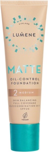 Lumene Matte Oil-Control Foundation SPF20 2 Medium produktbilde