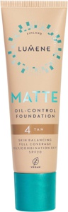 Lumene Matte Oil-Control Foundation SPF20 4 Tan produktbilde