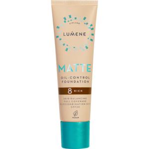 Lumene Matte Oil-Control Foundation SPF20 8 Rich 30 ml produkt bild