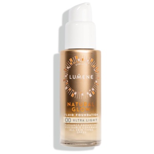 Lumene Natural Glow Fluid Foundation SPF20 00 Ultra Light 30 ml produktbilde