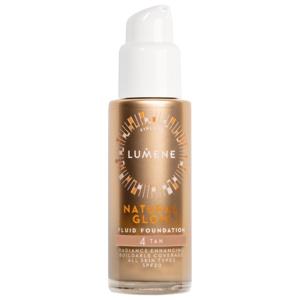 Lumene Natural Glow Fluid Foundation SPF20 4 Tan 30 ml produkt bild