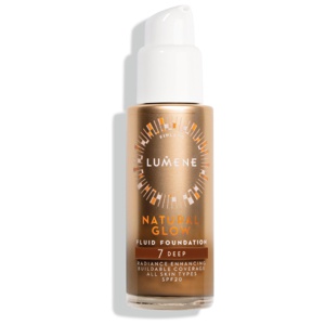 Lumene Natural Glow Fluid Foundation SPF20, 7 Deep, 30 ml produktbilde