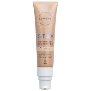 Lumene Stay Weightless Foundation Spf30 Light 30ml produkt bild