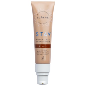 Lumene Stay weightless Foundation 7 Deep Foundation, 30 ml produkt bild