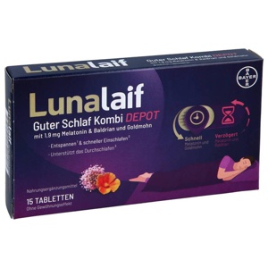 LUNALAIF Guter Schlaf Kombi Depot Tabletten Produktbild