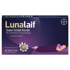Lunalaif Guter Schlaf Kombi Tabletten, 30 St Tabletten Produktbild