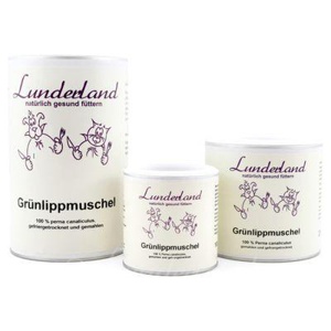 Lunderland Grünlippmuschelpulver für Hunde und Katzen 100 g Produktbild
