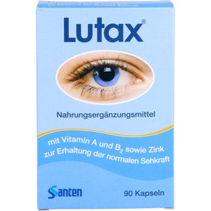 LUTAX 10 mg Lutein Kapseln Produktbild