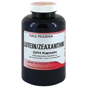 Lutein Zeaxanthin GPH Kapseln, 360 St Kapseln Produktbild