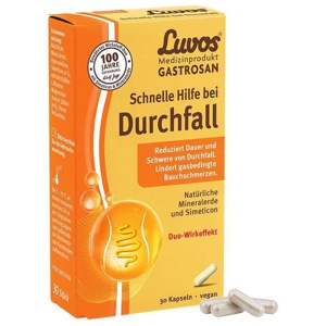 Luvos Gastrosan Durchfall Kapseln, 30 St Kapseln Produktbild