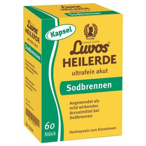 Luvos Heilerde ultrafein akut Sodbrennen Kapseln, 60 St Kapseln Produktbild