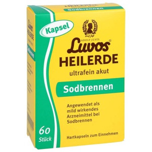 LUVOS Heilerde ultrafein akut Sodbrennen 60 St Kapseln Produktbild