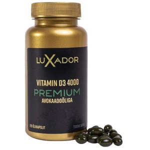 Luxador Premium vitamiin D3 4000IU kapslid N120 toote pilt