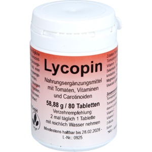 Lycopin Tabletten - merosan, 80 St Tabletten Produktbild
