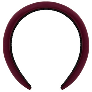 LYKO Big Satin Padded Diadem Burgundy produkt bild