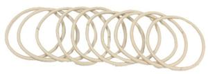 By Lyko Hair Ties 10 pcs Beige produkt bild