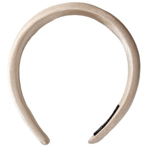 LYKO Satin Padded Diadem Beige produkt bild