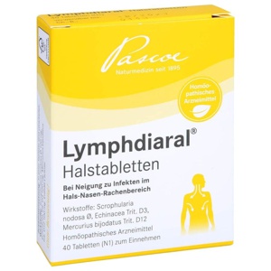 Lymphdiaral Halstabletten, 40 St Tabletten Produktbild