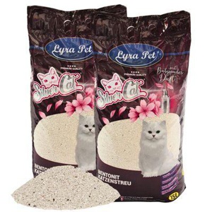 Lyra Pet SilverCat Katzenstreu Bentonit mit Aktivkohle 30l Produktbild