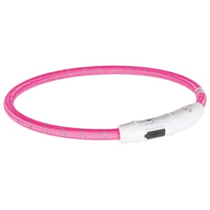 Lysande halsband - Large-Xlarge / Rosa produkt bild