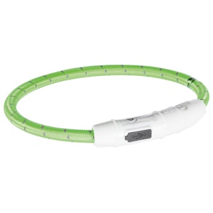 Lysande halsband - XS-Small / Grön produkt bild