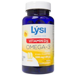 Lysi Omega-3 D-vitamiin kapslid N120 toote pilt