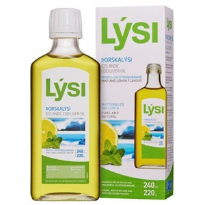 Lysi Omega-3 kalamaksaõli piparmünt & sidrun 240 ml toote pilt