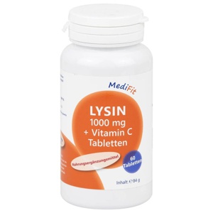 LYSIN 1.000 mg+Vitamin C Tabletten MediFit Produktbild