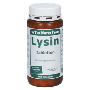 LYSIN 500 mg vegan Tabletten Produktbild