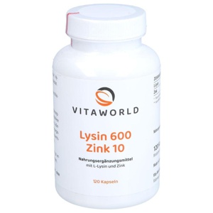 LYSIN 600 mg plus Zink 10 mg Kapseln Produktbild