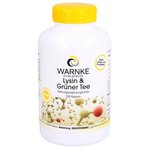 LYSIN & grüner Tee Kapseln 250 St Kapseln Produktbild
