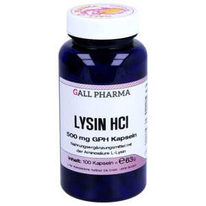 LYSIN HCL 500 mg GPH Kapseln Produktbild