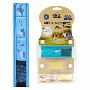 MÜCKENSCHUTZ Armband Kinder Hai Produktbild
