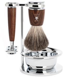 Mühle Rytmo Rakset Pure Badger 4-delar Säkerhetshyvel Ask produkt bild
