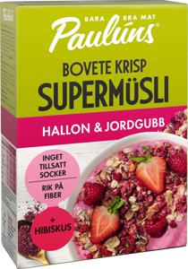 Paulúns Müsli med Hallon och Jordgubb 400 g produkt bild