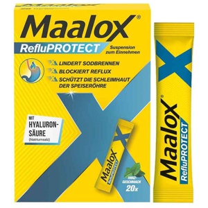 Maalox Refluprotect Suspension, 20X10 ml Suspension zum Einnehmen Produktbild
