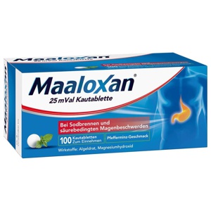 MAALOXAN 25 mVal Kautabletten Produktbild