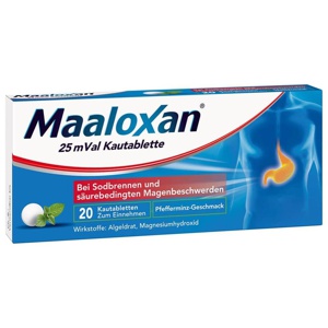 MAALOXAN 25 mVal Kautabletten Produktbild