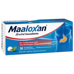 MAALOXAN 25 mVal Kautabletten Produktbild
