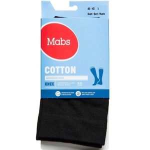 Mabs Cotton Knee Black Large produktbillede