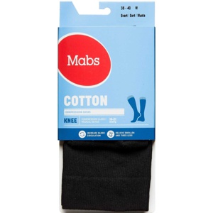 Mabs Cotton Knee Black Medium produktbillede