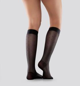 Mabs Nylon Knee Black Dotted Small produkt bild