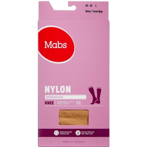Mabs Nylon Knee Tan Large produktbillede