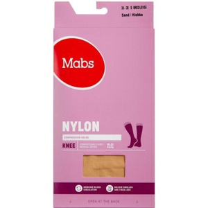 Mabs Nylon Knee Wide, Sand Str. S 1 par produktbillede
