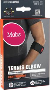 Mabs Stöd Tennisarmbåge Svart One Size produkt bild