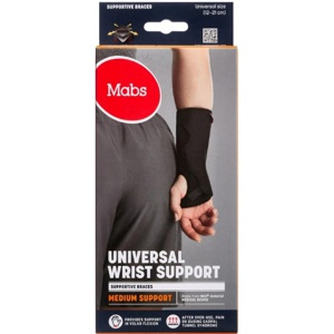 Mabs Støttebandage Højre Håndled Med Skinne One Size - 1 stk produktbillede