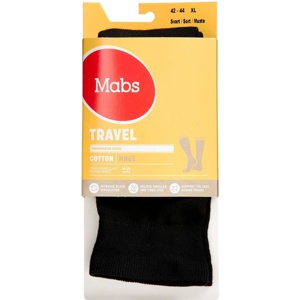 Mabs Travel Knæ, Sort Str. XL 1 par produktbillede